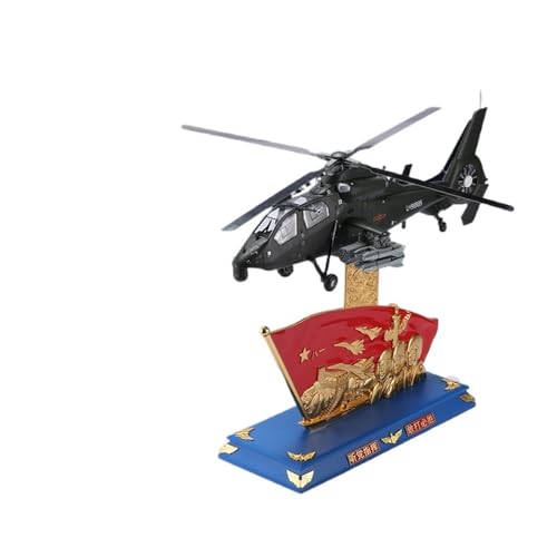 GUOXUN Für 1:24 71cm Z-19 bewaffneten Hubschrauber Modell Red Flag Basis super große Flugzeuge Modell fertige Ornamente von GUOXUN