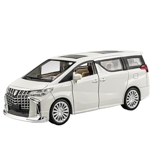 GUOXUN Für 1:24 Business Car Alloy Car Collection Ornamente(White) von GUOXUN