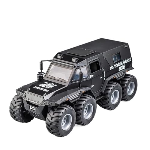 GUOXUN Für 1:24 Conqueror Geländewagen-Automodell, Zurückziehbares Automodell, Legierungsauto, Kann Als Familiensammlungsornament Verwendet Werden(Black) von GUOXUN