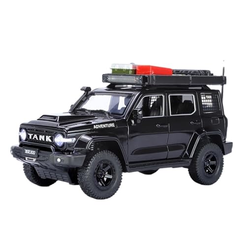 GUOXUN Für 1:24 Great Wall 300 Automodell-Simulationslegierungs-Geländewagen Kann Für Die Desktop-Vitrine-Sammlung Verwendet Werden(Black) von GUOXUN