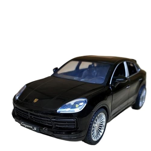 GUOXUN Für 1:24 Legierung SUV Sound Und Licht Ornamente Sportwagen Figuren Mini Auto Pull-Back-Auto Modell Auto Spielzeug Auto Multi-Funktion Simulation Auto Spielzeug(Black) von GUOXUN