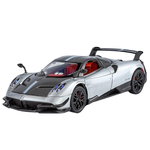 GUOXUN Für 1:24 Legierungsautomodell Flower Supercar Spielzeugautomodell Hervorragende Details Zeigen Den Charme des Autos(Silver) von GUOXUN