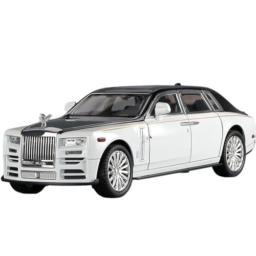 GUOXUN Für 1:24 Phantom-Automodell Legierungsauto-Modell Sportwagen Business-Auto Spielzeugauto-Sammlung(White) von GUOXUN