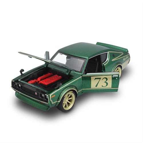 GUOXUN Für 1:24 Skyline Retro Auto Modell Legierung Mini Auto Pull-Back-Auto Modell Auto Spielzeug Auto Multi-Funktion Simulation Auto Spielzeug von GUOXUN