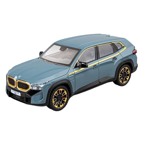 GUOXUN Für 1:24 XM Auto Modell Neue Energie Legierung SUV Auto Sport Auto Modell Mini Auto Pull-Back-Auto Modell Auto Spielzeug Auto Multi-Funktion Simulation Auto Spielzeug(Blue) von GUOXUN