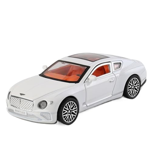 GUOXUN Für 1:32 Alloy Car Spielzeugauto Limousine Metallauto Modell Ornament Kleinwagen(White) von GUOXUN