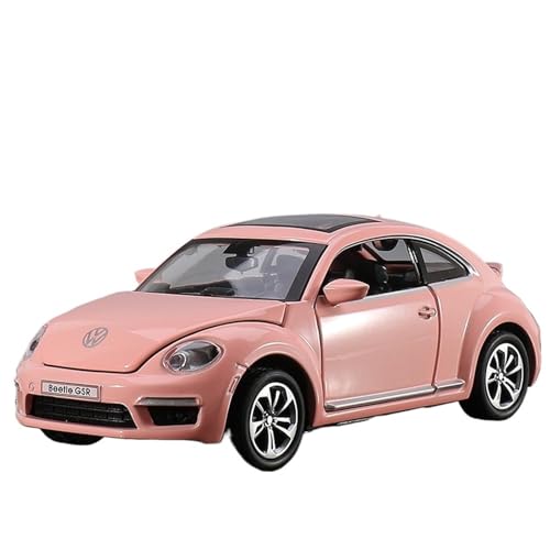 GUOXUN Für 1:32 Dazhong Beetle Automodell-Ornamente. Hervorragende Details Unterstreichen Den Charme des Autos(Pink) von GUOXUN