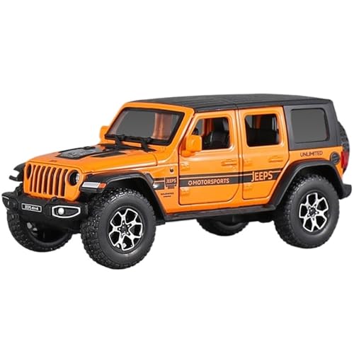 GUOXUN Für 1:32 Geländewagen-Legierungs-Spielzeugauto-Ornament Hervorragende Details Unterstreichen Den Charme des Autos(Orange) von GUOXUN