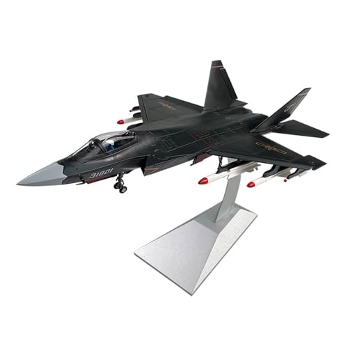 GUOXUN Für 1:48 J-31 Kampfflugzeug Modell Legierung Simulation J31 Angriff Flugzeug Metall Militärische Ornamente von GUOXUN