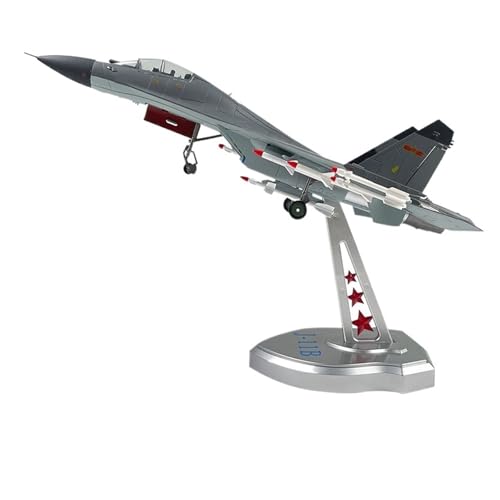 GUOXUN Für 1:60 J-11B Flugzeugmodell Bomberlegierung J-11B Schweres Kampfflugzeug Simulation Statische Ornamente Fertiges Produkt von GUOXUN