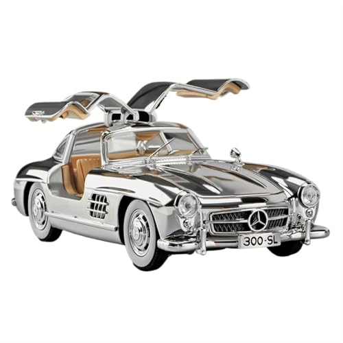 GUOXUN Für 300SL Automodell Vintage Legierung Vintage Auto 1:24 Sammlerstück(Silver) von GUOXUN