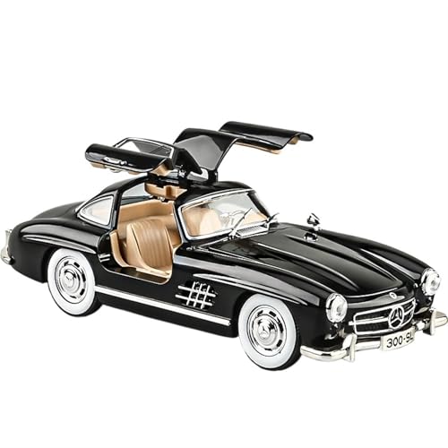 GUOXUN Für 300sl Legierungsautomodell Retro-Oldtimermodell Das Legierungsautomodell Zeigt Herausragende Details Und Präsentiert Den Charme des Autos(Black) von GUOXUN