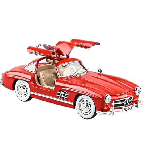 GUOXUN Für 300sl Legierungsautomodell Retro-Oldtimermodell Das Legierungsautomodell Zeigt Herausragende Details Und Präsentiert Den Charme des Autos(Red) von GUOXUN