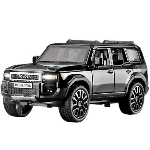 GUOXUN Für 6-türige Prado Auto Modell Legierung Geländewagen Spielzeug Domineering Kleine Auto Modell Sammlung Ornament(Black) von GUOXUN