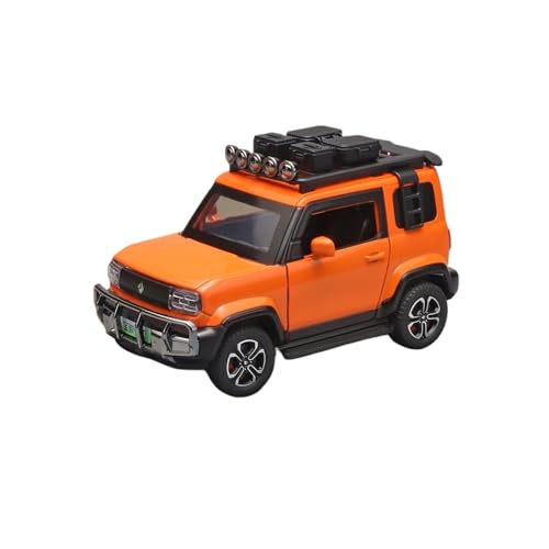 GUOXUN Für Baojun Yueye SUV Automodell Modifizierte Version Mit Basis Liuzhou Gott Auto Mini Kinderspielzeug Legierungsauto(Orange) von GUOXUN