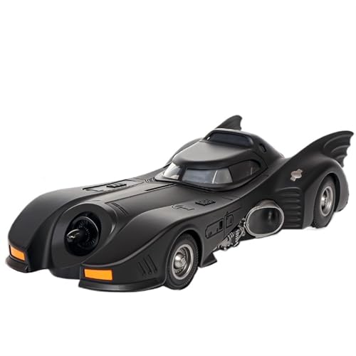 GUOXUN Für Batmobile Legierungsmodell 1:18 Sammlerstück Batmobil mit Lichtern, Geräuschen und Rückziehhilfe, um Sammlern Freude zu bereiten von GUOXUN