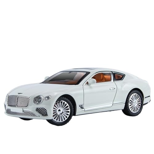 GUOXUN Für GT Automodell Limousine Automodell Legierung Spielzeug Ornament 1:24(White) von GUOXUN