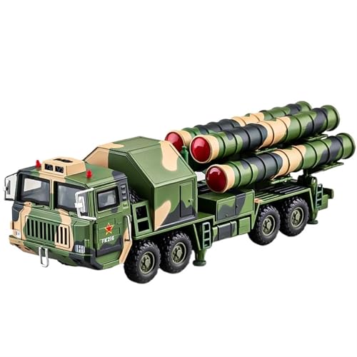 GUOXUN Für Hongqi 9 Air Defense Missile Launcher Modell Militär Modell Souvenir Mini Auto Modell Auto Spielzeug Auto Multi-Funktion Simulation Auto Spielzeug von GUOXUN