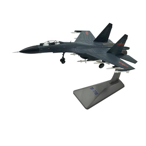 GUOXUN Für J-11B Fighter Modell Legierung J-11-B Mehrzweck-Jäger Simulation J-11B Fighter Ornamente Souvenirs von GUOXUN