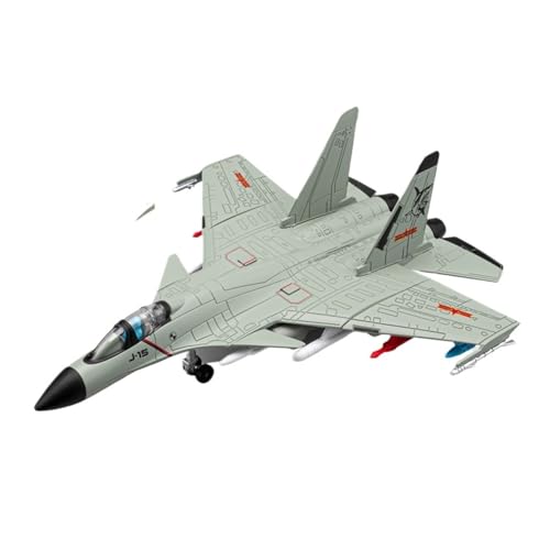 GUOXUN Für J-15 J-20 J-31 Flugzeugmodell Legierungssimulation Militärisches Kampfflugzeugmodell Flugzeugmodell(J15-Gray Green) von GUOXUN