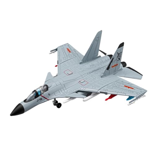 GUOXUN Für J-15 J-20 J-31 Flugzeugmodell Legierungssimulation Militärisches Kampfflugzeugmodell Flugzeugmodell(J15-gray Blue) von GUOXUN