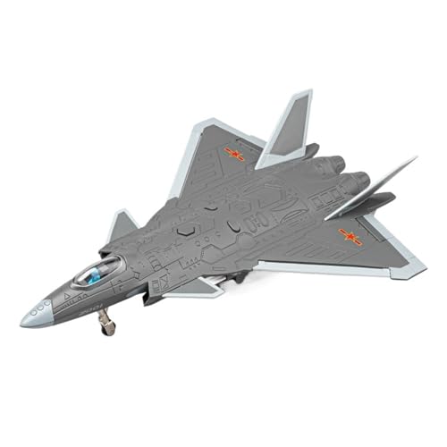 GUOXUN Für J-15 J-20 J-31 Flugzeugmodell Legierungssimulation Militärisches Kampfflugzeugmodell Flugzeugmodell(J20-dark Gray) von GUOXUN