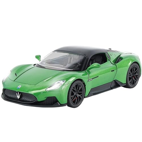 GUOXUN Für Mc20 Modell Legierung Blau Sport Auto Modell Spielzeug Auto Lichter Und Sound Effekte Bringen Endlosen Spaß(Green) von GUOXUN