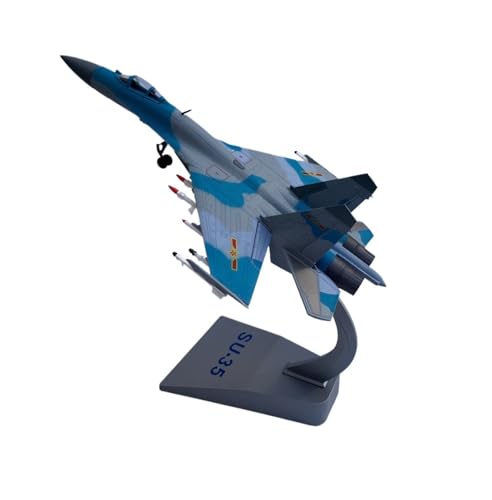 GUOXUN Für Su-35 Kampfflugzeugmodell, Flugzeugmodell, Simulationsflugzeug, Militärmodell(1:72) von GUOXUN