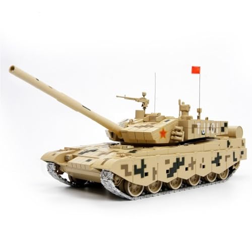 GUOXUN Für Typ 99 Panzermodell Legierung Typ 99a Kampfpanzer Metall gepanzertes Fahrzeug Gedenkornamente Fertigprodukt(Type 99A tank 1:32) von GUOXUN