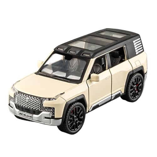 Für U8 Modell Auto Toy Boy Simulation Legierung Auto Modell Geländewagen Sammlung Ornamente 1/32(1:32 White) von GUOXUN