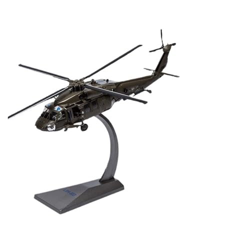 GUOXUN Für das Schwarze Hubschraubermodell UH-60 Sea Aircraft Model Simulation Alloy US Military Aircraft Model Fertige Ornamente(White) von GUOXUN