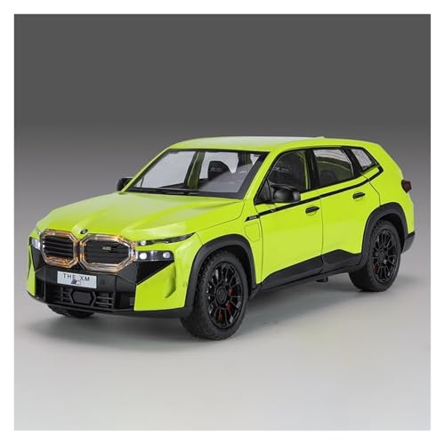 GUOXUN Für: 1:24 BMW XM SUV, Legierung, Autodruckguss Und Spielzeugfahrzeuge, Automodell, Sound Und Licht, Pullback-Autospielzeug(Green) von GUOXUN