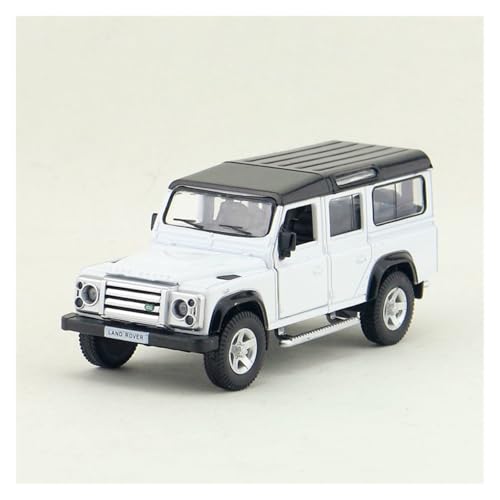 GUOXUN Für: 1:36 Legierungsauto LR Defender SUV Auto Metallspielzeugmodell(White) von GUOXUN