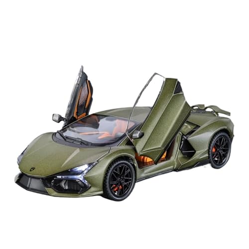 GUOXUN Maßstab 1/24, geeignet für Lamborghini Revuelto Legierungsmodell Sound und Licht Pull Back Spielzeug(Bronze) von GUOXUN