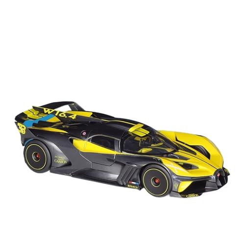 GUOXUN Maßstab 1:18 Für Bolide Supercar Legierung Druckguss-Prozess Simulation Automodell(Yellow) von GUOXUN