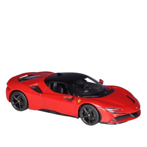 GUOXUN Maßstab 1:18 Für SF90 Stradale Supercar Legierung Druckguss-Prozess Simulation Automodell von GUOXUN