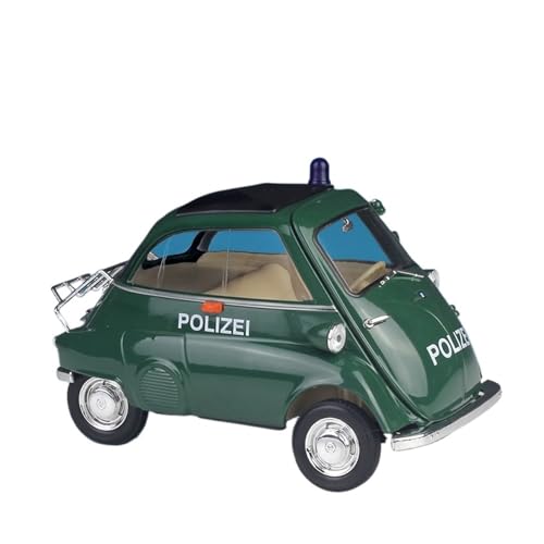 GUOXUN Maßstab 1:18 Geeignet Für 1955 Isetta Simulation Legierung Auto Modell Sammlung Ornamente(Police) von GUOXUN