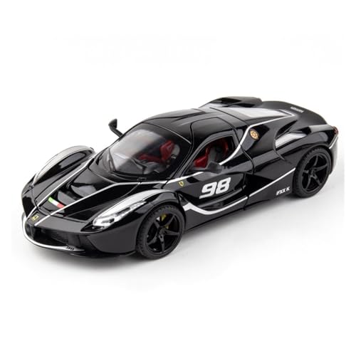 GUOXUN Maßstab 1:22 Geeignet Für Ferrari FXX-K Legierungs-Druckguss-Automodell Multifunktions-Simulationsauto-Spielzeug(Black) von GUOXUN