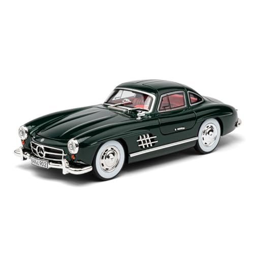 GUOXUN Maßstab 1:22 Geeignet Für Mercedes-Benz 300SL Oldtimer Legierung, Druckguss-Automodell Multifunktions-Simulationsauto-Spielzeug(Green) von GUOXUN