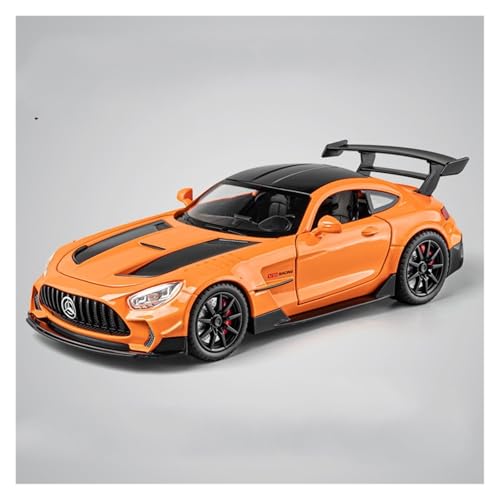 GUOXUN Maßstab 1:22 Geeignet Für Mercedes-Benz GTR Legierung Druckguss-Automodell Interaktives Multifunktionsauto(Orange) von GUOXUN