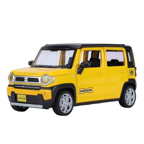 GUOXUN Maßstab 1:22 Geeignet Für Suzuki Hustler Legierung Druckguss-Automodell Multifunktions-Simulationsspielzeug(Yellow) von GUOXUN