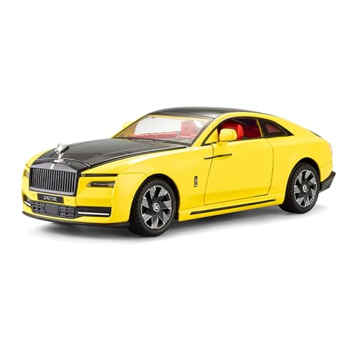 GUOXUN Maßstab 1:24 Für Rolls-Royce Spectre Automodell Druckgusslegierung Simulation Autospielzeug Mehrteilig Interaktiv(Orange) von GUOXUN