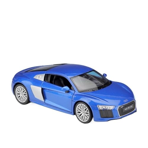 GUOXUN Maßstab 1:24 Geeignet Für 2016 R8 V10 Sportwagen-Simulation Legierung Automodell Sammlung Ornamente(Blue) von GUOXUN