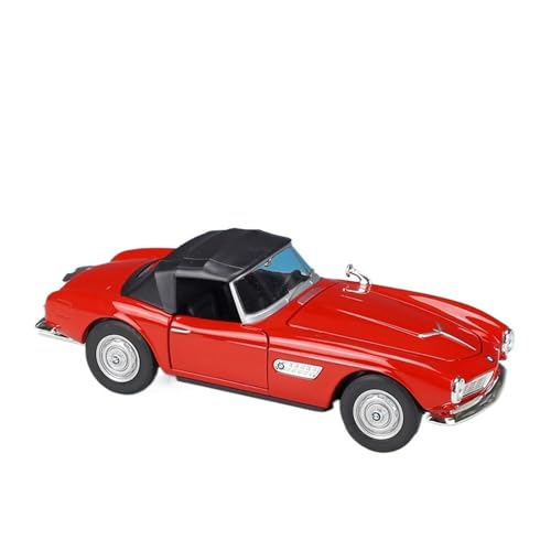 GUOXUN Maßstab 1:24 Geeignet Für 507 Cabrio-Simulationslegierung Automodellsammlung Ornamente(Soft-Top RED) von GUOXUN