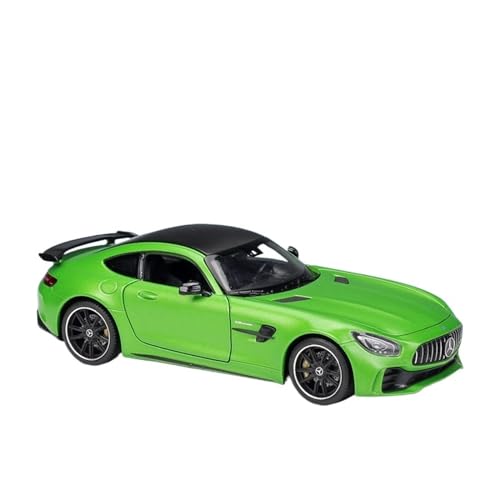 GUOXUN Maßstab 1:24 Geeignet Für AMG GT R Sportwagensimulation, Legierungsautomodellsammlung, Ornamente(Green) von GUOXUN