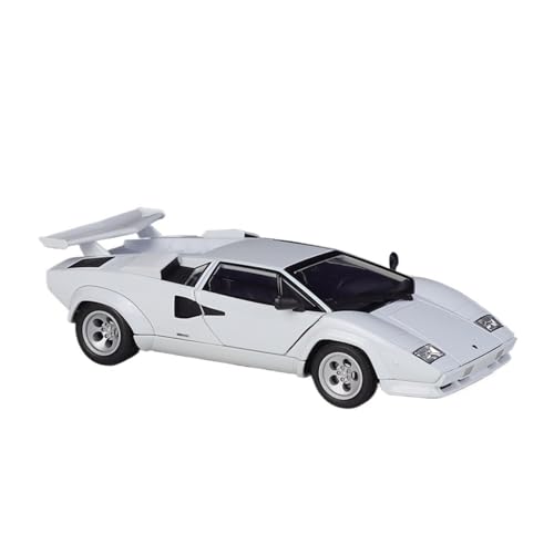 GUOXUN Maßstab 1:24 Geeignet Für Countach-Simulation Fertiges Automodell Aus Legierung(White) von GUOXUN