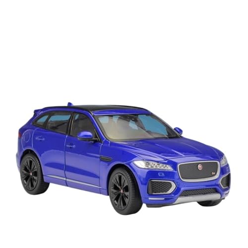 GUOXUN Maßstab 1:24 Geeignet Für F-Pace SUV-Simulationslegierungsautomodellsammlungsornamente(Blue) von GUOXUN