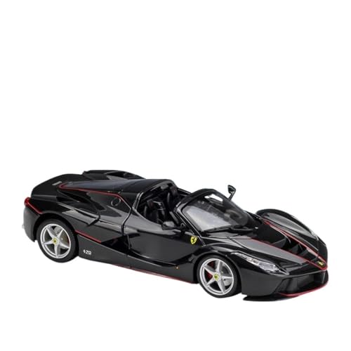 GUOXUN Maßstab 1:24 Geeignet Für Ferrari Laferrari Aperta Supercar Simulation Automodell Legierungsdruckgussverfahren(Black) von GUOXUN