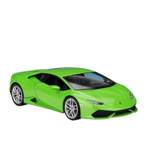 GUOXUN Maßstab 1:24 Geeignet Für Huracan LP610-4 Sportwagensimulation Legierung Automodellsammlung Ornamente(Green) von GUOXUN