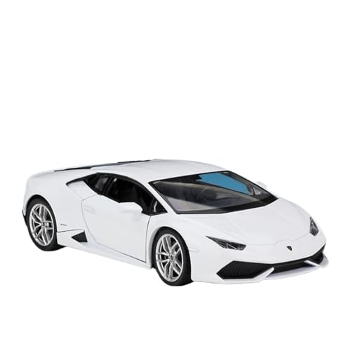 GUOXUN Maßstab 1:24 Geeignet Für Huracan LP610-4 Sportwagensimulation Legierung Automodellsammlung Ornamente(White) von GUOXUN